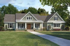 this is a computer rendering of these country house plans for the future homeownership