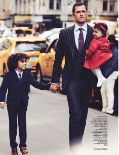 Sean O'Pry is Dad Goals for GQ Russia Alexi Lubomirski, Sean O'pry, Mixed Media Photography, Beauty Shots, Clothing Photography, Working Mother, Kids Clothes Boys, Cute Family, Be Great