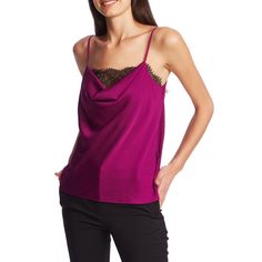 Low Inventory.. Purple Spaghetti Straps Tank Top For Party, Elegant Purple Camisole For Summer, Elegant Purple Tank Top, Chic Purple Tops For Night Out, Elegant Purple Summer Camisole, Chic Purple Spaghetti Strap Top, Purple V-neck Tank Top For Party, Purple Camisole Tank Top For Party, Purple Camisole Tank Top For Night Out