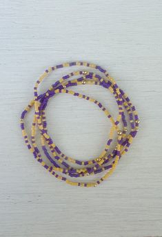 LSU purple and gold bracelets Navy Bracelet, Purple Games, Seed Bead Bracelet, Seed Bead Bracelets, Blue Bracelet, Choose Colors, Bead Bracelet, Dark Purple, Seed Bead