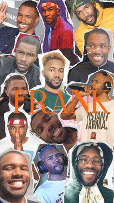 the cover of frank franklin's new album, instant manias vol 2 featuring photos of him and his friends