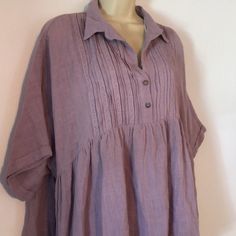 In Good Condition Never Worn Extra Button Attached See Pictures For More Details Purple Relaxed Fit Blouse With Buttons, Purple Relaxed Fit Button Blouse, Purple Buttoned Tops For Daywear, V Line, See Picture, Cotton Shorts, Color Purple, Top Blouse, Blouses