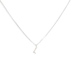 Simplicity and shine in cool silver tones. Everyone needs an initial necklace! This style pairs well with just about anything. Wear it by itself or layer it with other styles to really elevate & personalize your look. High-quality cubic zirconia stones are set in recycled 925 sterling silver then plated with fine 14k gold for a brilliant shine and luxurious feel. We finish all of our sterling silver jewelry with a specialized coating to help prevent tarnishing and add longevity to your favorite Sterling Silver Initial Necklace, Silver Initial Necklace, Initial Necklace Silver, Sterling Silver Initial, Gold Pendant Necklace, Cleaning Jewelry, Initial Necklace, Gold Style, Gold Pendant