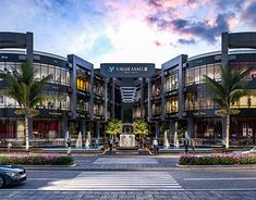 an artist's rendering of the front facade of a luxury hotel in miami, florida