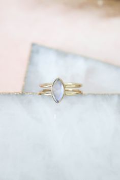 Dainty Moonstone Ring, Gold Moonstone Ring, Marquise Moonstone Ring, Rainbow Moonstone Ring, Double Band Ring, 14k Gold Vermeil Ring - Etsy Ring Double Band, Gold Moonstone Ring, Double Band Ring, Double Band Rings, Ring Marquise, Gold Vermeil Jewelry, Rainbow Moonstone Ring, Vermeil Jewelry, Solid Gold Jewelry