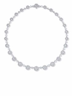 Shop David Morris 18kt white gold Elizabeth diamond necklace with Express Delivery - FARFETCH David Morris Jewellery, Diamond Necklace Silver, David Morris, Dr Closet, The Bling Ring, Diamond Necklace Designs, Diamond Necklaces, Necklace Design, Classy Jewelry