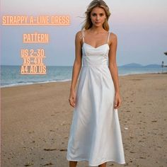 A Line Maxi Strap Evening Dress Sewing Pattern, Strap Dress, A Line Dress, Maxi Dress Pattern, Evening Gown, Ball Gown, XS-4XL: Pattern and sewing instructions are in English US Sizes: 2, 4, 6, 8, 10, 12, 14,16,18,20,22,24,26,,28,30 Standard Sizes: XS, S, M, L,XL,2XL,3XL,4XL These patterns are suitable for A4, A0, and US Letter size papers. Once your payment is processed, you will automatically receive download links for the pattern files. Please note that you can only download the files from a Evening Dress Sewing Patterns, Maxi Dress Pattern, Strap Dress, Dress Pattern, Sewing Dresses, A Line Dress, Evening Gowns, Ball Gowns, Evening Dresses