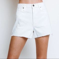 Reposhing This Item I Purchased From @Akatavy. Loved It, But Realized I Needed A Smaller Size. Questions? Leave A Comment Below! Beach White Jean Shorts With Frayed Hem, White Beach Bottoms With Frayed Hem, White Jean Shorts With Frayed Hem For Beach, White Bottoms With Frayed Hem For Beach, White Summer Shorts With Frayed Hem, Cotton Cutoff Shorts For Day Out, White Cutoff Bottoms For Beach, White Cutoff Bottoms For The Beach, Cutoff Cotton Shorts For Day Out