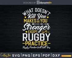 Funny Rugby Player Practice Team Coach Svg Cricut Cut File Sports Fan Signs, Coach Svg, Silhouette Diy Projects, Print On T Shirt, Rugby Player