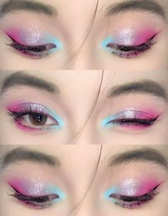 Cute Eye Makeup, Doll Eye Makeup, Dance Makeup, Graphic Makeup, Ethereal Makeup, Makijaż Smokey Eye, Dope Makeup