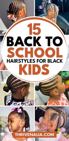 ✨ Looking for easy back-to-school hairstyles for Black kids? From fun twists to classic cornrows, these ideas will keep their hair healthy and stylish. Save this pin for quick and cute hair inspiration! 📚💕 School Hairstyles For Black Kids, Big Braids For Kids, Quick Easy Hairstyles For Kids Black, Kids Back To School Hairstyles Black, Cornrows For Kids, Twist Hairstyles For Kids, Quick Black Hairstyles, Cornrow Hairstyles For School, Kids Cornrow Hairstyles