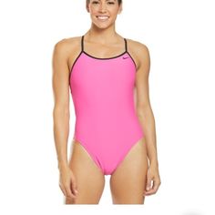 This Is A Brand New Nike Swimsuit. Color Is Called Laser Pink. No Interior Bra/Cups. Straps Cross In The Back. Price Is Firm. Thanks For Looking. Pink Sleeveless Sports Bodysuit, Pink Sleeveless Bodysuit For Sports, Pink Lined Bodysuit For Swimming, Pink One-piece Lined Bodysuit, Pink Sleeveless Bodysuit For Swimming, Sporty One-piece Pink Swimwear, Sporty Pink One-piece Swimwear, Pink Sporty Bodysuit For Sports, Sporty Pink Bodysuit For Sports