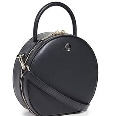 Leather: Cowhide Smooth Leather, Spade Logo Accent Length: 7.75in / 20cm Height: 7in / 18cm Minor Wear On The Back. Still In Great Shape! Kate Spade Bag, Smooth Leather, Kate Spade, Bag Lady, ? Logo, Women Shopping, Leather, How To Wear, Black