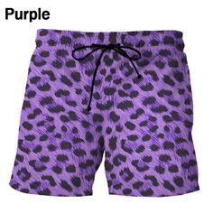 Cute leopard print shorts Leopard Print Summer Shorts, Leopard Print Shorts For Summer Vacation, Casual Purple Short Swim Trunks, Purple Beach Shorts With Pockets, Leopard Print Beach Shorts For Summer, Leopard Print Bottoms With Built-in Shorts, Leopard Print Vacation Shorts, Leopard Print Short Bottoms For Vacation, Leopard Print Shorts For Vacation