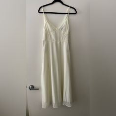 Size Large White Midi Dress! Perfect For Anything Bridal. Never Worn. Nwt! White Midi Slip Dress With Lace Trim, White Midi Length Slip Dress With Lace Trim, Elegant White Dress By Forever 21, Elegant White Forever 21 Dress, Forever 21 White Party Dress, Forever 21 Fitted Daywear Dress, Forever 21 Dresses For Daywear, Forever 21 Sleeveless Dress For Daywear, Forever 21 Summer Dress With Lace Trim