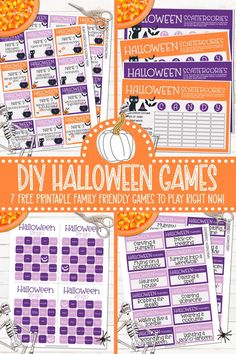 halloween games and printables for kids to play with