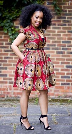 Kitenge Designs, Kitenge Fashion, Mode Prints, African Attire Dresses, Ethno Style, African Dresses Modern, African Wear Dresses