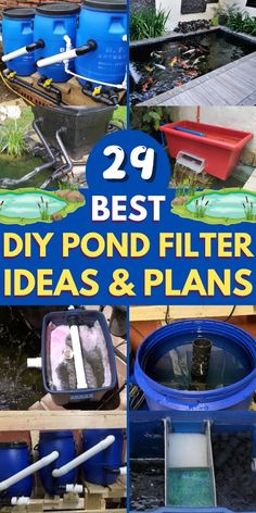 the best diy pond filter ideas and plans