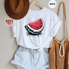 Watermelon T-Shirt, Watermelon Gift Shirt, Funny Fruit Shirt, Mothers Day Gift Tee, Fruit Lover Shirt, Watermelon Party Shirt --------HOW TO ORDER----------- 1)select SHIRT SIZE 2)select your desired Color 3)Double check the size chart to find your fit 4)click "Add to Cart" and continue shopping to add another sweatshirt for your loved ones. Browse our selection of more shirts------ https://www.etsy.com/listing/1152035506/irish-sweatshirt-irish-crewneck-st Our T-Shirt and crewneck Sweatshirt qua Cheap White T-shirt With Fruit Design, Cheap Pink T-shirt With Fruit Print, Cheap Short Sleeve T-shirt With Fruit Design, Cheap Fruit Print Tops For Summer, Watermelon Roblox T-shirt, Affordable Casual Fruit Print T-shirt, Roblox Watermelon T Shirt, Watermelon Fashion, Irish Sweatshirt