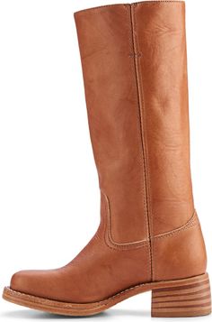 Frye Campus Knee High Boot | Nordstrom Boots Pirate, Frye Campus Boots, Campus Boots, Pirate Outfit, Closet Goals, Current Styles, Leather Boot, Stacked Heel, Knee High Boots