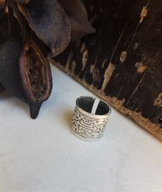 "Engraved silver band ring, adjustable wide cuff ring, women's open cuff ring, antique silver unisex ring, chunky open ring, gift for her/him Welcome to my shop! ✈️ DHL EXPRESS SHIPPING AVAILABLE, 1-3 BUSINESS DAYS DELIVERY! ✔️ PLEASE MAKE SURE TO SELECT IT, RIGHT BEFORE YOUR PURCHASE! ❗️ ❗️ DON'T FORGET TO ADD YOUR CELL # AT THE \"NOTE TO SELLER\" SECTION IF YOU CHOOSE DHL! BY FILLING YOUR CELL NUMBER YOU EARN THE BENEFIT TO CHOOSE BETWEEN 6 DIFFERENT DELIVERY OPTIONS! INSTRUCTIONS WILL BE SENT Adjustable Metal Engraved Ring, Adjustable Wide Band Sterling Silver Ring, Adjustable Engraved Open Metal Ring, Adjustable Open Metal Engraved Ring, Adjustable Metal Engraved Open Ring, Bohemian Wide Band Engraved Jewelry, Adjustable Engraved Open Ring Jewelry, Engraved Open Ring Jewelry, Adjustable Sterling Silver Engraved Ring With Wide Band