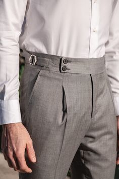 Pini Parma, Grey Trousers, Bespoke Tailoring, Gentleman Style