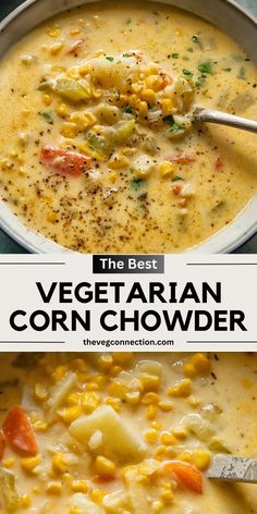 the best vegetarian corn chowder recipe