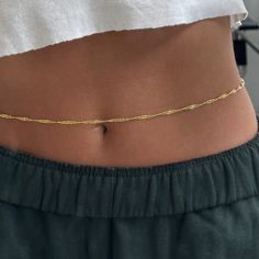 Look like a bombshell in our Isla Waist Chain! This twisted gold beauty is just the thing for adding a dainty touch of sparkle and sophistication to any outfit. Wear it and feel like the star of the show! Trendy Cheap Waist Chain, Cheap Waist Chain Gift, Cheap Metal Waist Chain As Gift, Trendy Cheap Waist Chain With Chain Link, Cheap Metal Waist Chain, Elegant Adjustable Waist Chain, Cheap Chain Link Waist Chain For Women, Waist Jewelry Wedding, Chic Metal Waist Chain At Affordable Price