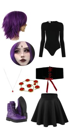 Cosplay idea for raven from teen titans go Teen Titans Raven Costume, Teen Titans Go Costume, Raven Teen Titans Cosplay, Raven Outfits