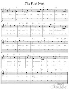 the first noel sheet music for piano