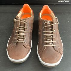 Plae Mulberry Anatase Brown Leather Sneakers Sz 8 M 9..5 W. New Without Box Plae Mulberry Anatase Brown Leather Sneaker Unisex Women's Size 8 Men's Size 9.5 W Suit. Shorts. Selvedge. This Sleek Sneaker Elevates Any Look. It's An Iconic Kick That's Too Bold To Be Bothered With Tying Laces. Active Traction Flexible Spot Clean Staelace Casual Leather Sneakers For Everyday, Casual Sneakers With Leather Lining And Round Toe, Everyday Lace-up Sneakers, Leather Low-top Sneakers For Everyday Use, Everyday Leather Lace-up Sneakers, Leather Lace-up Sneakers For Everyday Use, Casual Brown Sneakers With Leather Lining, Casual Slip-on Sneakers With Leather Lining, Tying Laces