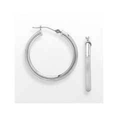 Enhance your favorite ensembles with these brilliant 10k white gold hoops.Click on this JEWELRY & WATCHES GUIDE to learn about fit, styles, materials and more!Earring Details: Length: 1.11-in. Backings: click-it Metal: 10k white gold Size: One Size. Gender: female. Age Group: adult. Classic White Gold Tarnish Resistant Hoop Earrings, Classic White Gold Tarnish-resistant Hoop Earrings, Classic Tarnish Resistant White Gold Hoop Earrings, Sterling Silver White Gold Hoop Earrings, White Gold Hoop Jewelry With Spring Ring Clasp, Small Hoop Earrings In White Gold, Anniversary Hoop Earrings With Shiny Finish, White Gold Sterling Silver Hoop Earrings, Timeless Silver Tarnish Resistant Hoop Earrings