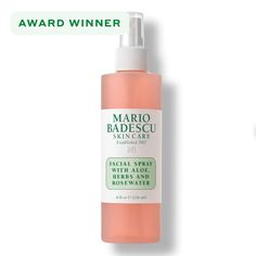 Brand New Mario Badescu Misting Facial Spray With Aloe, Herbs And Rose Water 8 Fluid Ounces / 236 Ml. Full Size Cult-Favorite, Multi-Purpose Face Hydrating Mist With Rosewater And Aloe Vera Reviving Dehydrated Skin With A Healthy, Dewy Glow And Revealing Radiant, Re-Energized Skin. Formulated With Clarifying Thyme Extract To Boost Skin Clarity. D E T A I L S: Benefits: - Rejuvenating Rose - Antioxidant-Rich Gardenia Extract - Clarifying Thyme Extract - Mineral-Rich, Skin-Softening Bladderwrack ( Feminine Self Care, Pink Facial, Best Face Mist, Skin Care Quiz, Hydrating Mist, Too Faced Concealer, Rose Fragrance