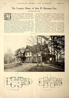 an old house is shown in the catalog