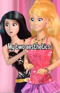 two barbie dolls are standing next to each other with the caption, they should be dating