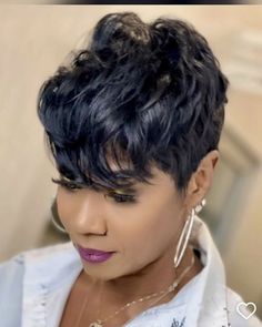 Short Bob Wig Human Hair Pixie Cut wigs for Black Women Human Hair Wig Glueless | eBay Pixie Wigs, Short Relaxed Hairstyles, Pixie Cut Wigs, Black Hair Short Cuts, Wig Wavy, Short Hair Images, Stylish Short Hair, Hair Silky, Short Hair Pixie Cuts