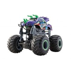 a toy monster truck with big wheels and huge tires