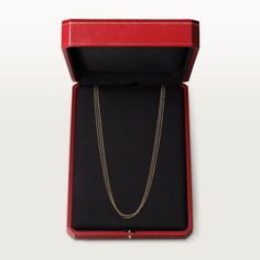 CRB7224577 - Trinity necklace - White gold, yellow gold, rose gold - Cartier Cartier Gold Jewelry For Evening, Luxury Evening Necklaces With Chain Detail, Luxury Evening Necklace With Chain Detail, Luxury Evening Necklace With Chain, Luxury Yellow Gold Diamond Necklace, Formal Long Chain Necklace In Fine Jewelry Style, Luxury Long Necklace For Formal Occasions, Gold Cartier Necklace Hallmarked, Luxury 14k Gold Diamond Necklace With Chain