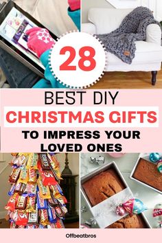 Struggling to come up with creative DIY Christmas gifts on a budget? This list offers 28 affordable and unique DIY Christmas gift ideas for family and friends. Pin now to keep these budget-friendly gift inspirations handy for the holidays! Creative Diy Christmas Gifts, Christmas Gifts On A Budget, Christmas Gift Ideas For Family, Gifts On A Budget, Gift Ideas For Family