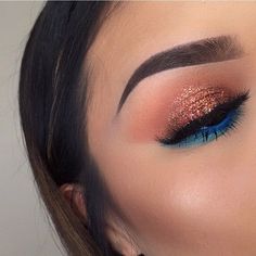 Eyes Nails, Make Up Designs, Video Makeup, Rainbow Makeup, Pinterest Makeup, Beauty Make-up, Eye Makeup Designs, Makijaż Smokey Eye, Makeup Eye Looks