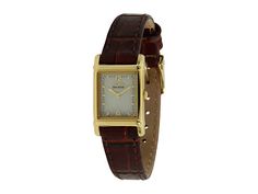 Citizen Watches Eco-Drive Leather Strap Watch EW8282-09P Gold Tone with Brown Leather Strap - Zappos.com Free Shipping BOTH Ways Citizen Watches, Brown Leather Watch, Citizen Watch, Leather Strap Watch, Eco Drive, Brown Leather Strap, Fine Watches, Square Watch, Watches Jewelry