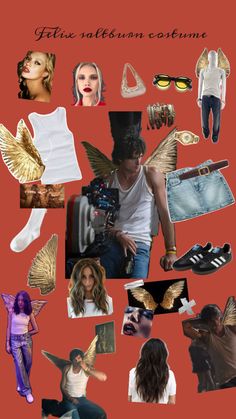 a collage of photos with different types of clothing and accessories