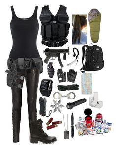 "S.H.I.E.L.D. agent #2" by emma-directionner-r5er ❤ liked on Polyvore Zombie Apocalypse Outfits, Apocalypse Clothing, Apocalypse Fashion, Zombie Apocalypse Outfit, Runners Outfit, Police Outfit