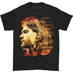 Kurt Cobain Colored Side View Regular Mens T T-shirt Kurt Cobain Shirt, Face Photo, Kurt Cobain, Side View, Nirvana, Modern Fit, Fashion Games, Cotton Shirt, Hoodie Shirt