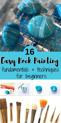 an image of easy rock painting for beginners