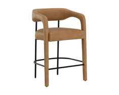 American Home Furniture | Sunpan - Mavia Counter Stool Cool Bar Stools, Modern Counter Stools, Leather Frames, Handle With Care, Black Legs, Outdoor Dining Chairs, Counter Stool, Top Grain Leather, Counter Stools