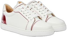 Christian Louboutin Shoes Sneakers, Louboutin Online, Evening Shoes, Leather Items, White Sneakers, Christian Louboutin Shoes, Shoe Shop, Sneakers White, Leather Sneakers