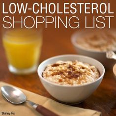 Low-Cholesterol Shopping List Healthy Remedies