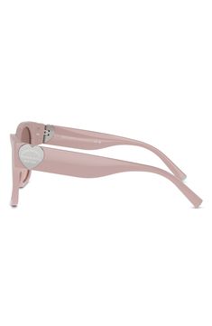 These classic square sunglasses are charmed with heart-shaped logo hardware at the temples for a perfectly polished look. 54mm lens width; 18mm bridge width; 135mm temple length 100% UV protection Acetate Made in Italy Elegant Pink Tinted Sunglasses, Pink Sunglasses With Uv Protection And Square Frame, Luxury Pink Square Frame Sunglasses, Elegant Pink Acetate Sunglasses, Pink Gradient Sunglasses In Acetate, Polished Look, Uv Protection, Tiffany & Co., Square Sunglasses