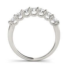 NEW! 7-STONE WED BAND Engage Ring, Baguette Rings, Lab Created Diamond Rings, Jewellery Board, Diamond Pendants Designs, Jewelry Design Drawing, Diamond Image, Diamond Rings Design, Unique Diamond Rings